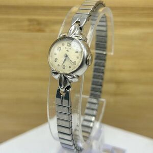 Vintage Elgin Silver Fancy Lug Watch, Coquette Aesthetic